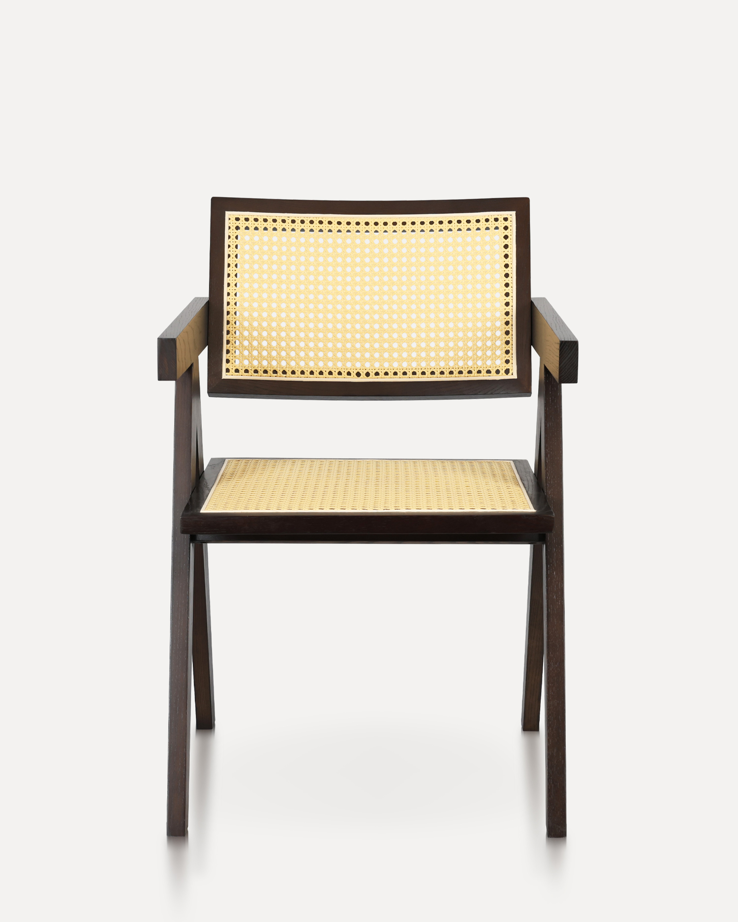 Kerusi makan kayu rotan minimalis Kerusi makan kayu rotan minimalis