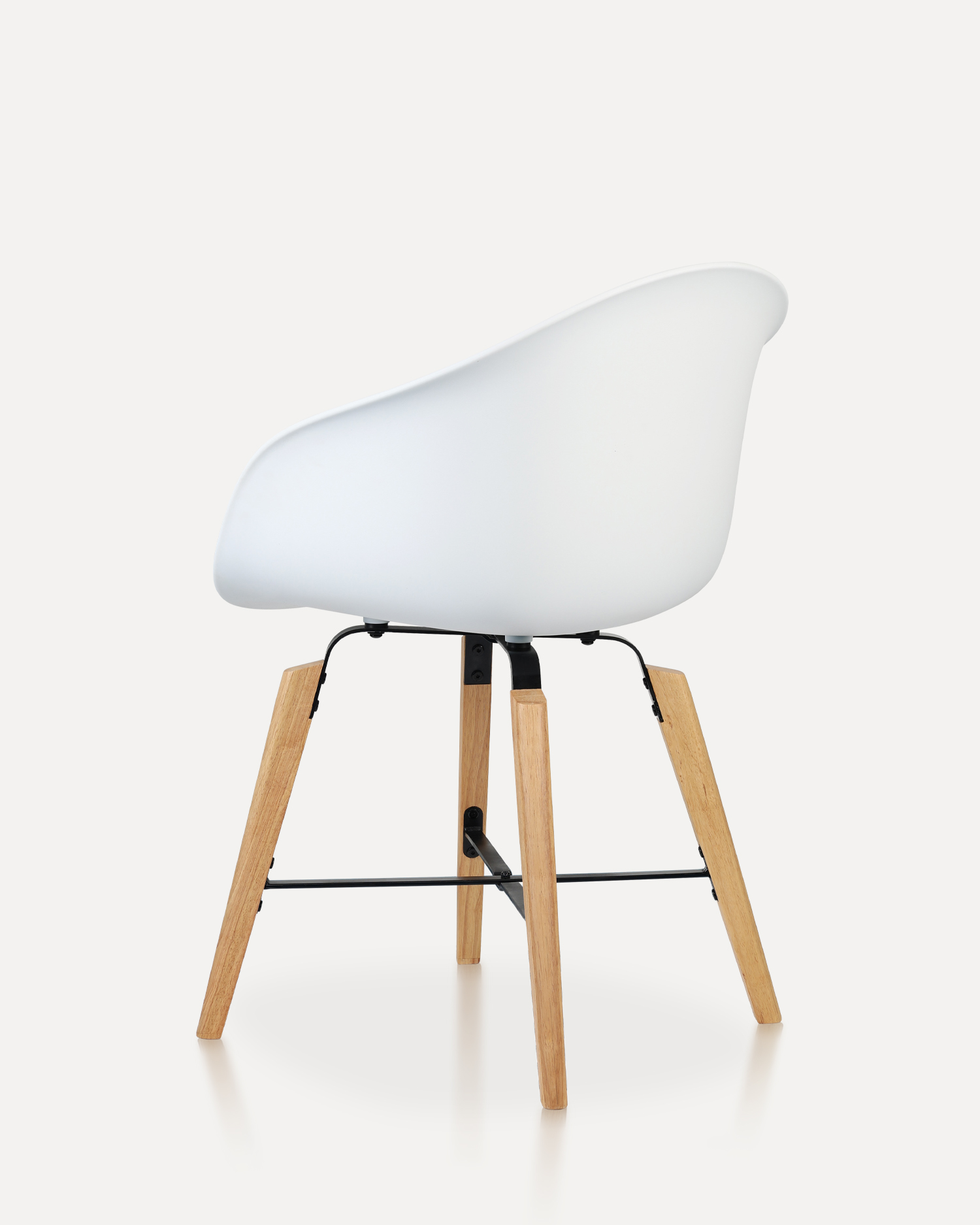 Kerusi Shell Putih - Dengan Armrests Kerusi Shell Putih - Dengan Armrests